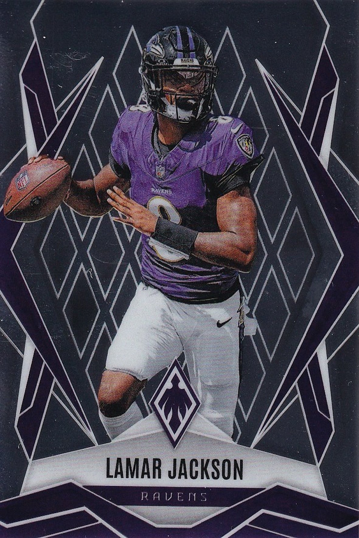 Lamar Jackson #144 Card - 2025 Panini Phoenix - Ravens