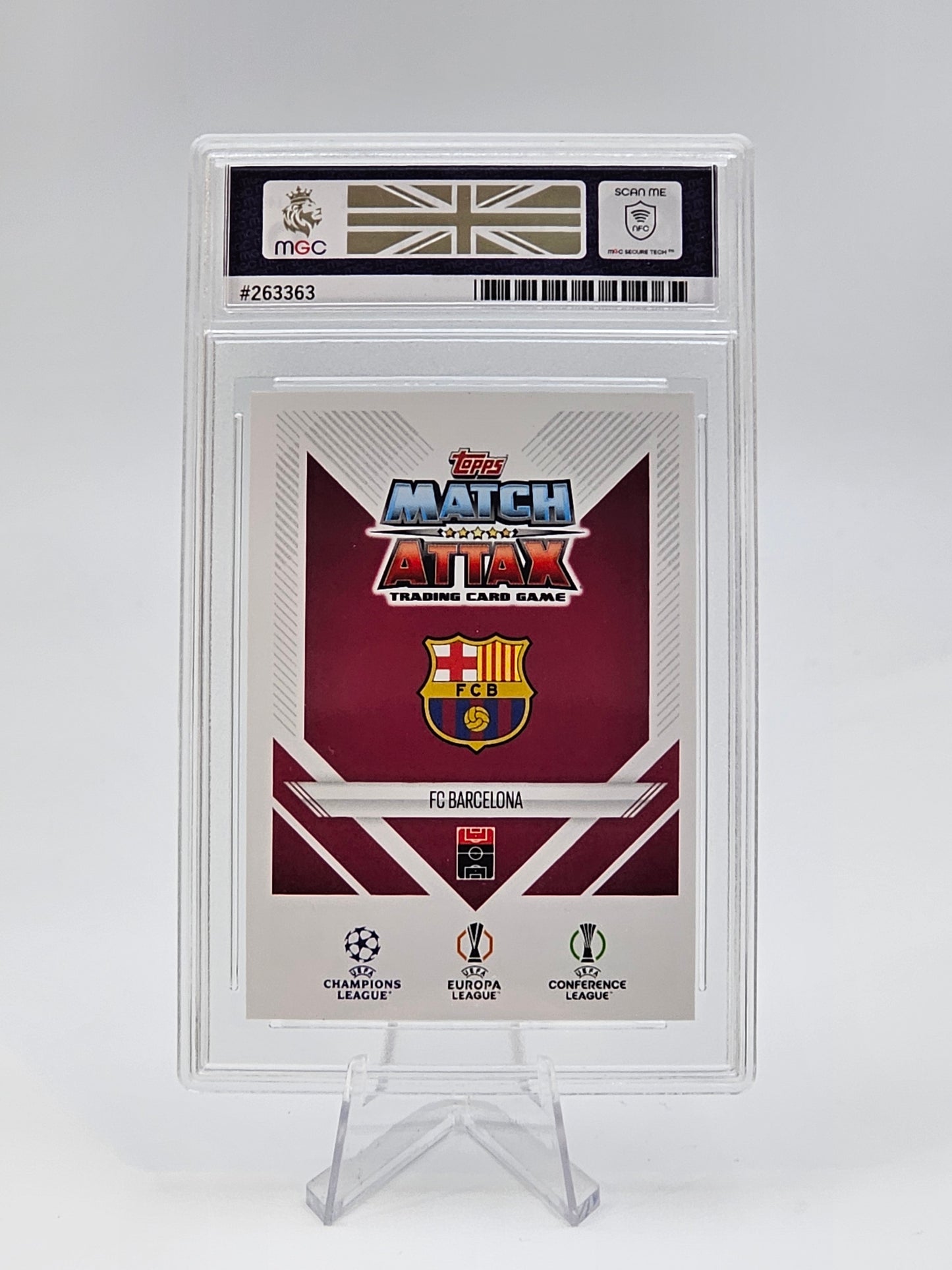 Lamine Yamal Base Card #149 - Topps MATCH ATTAX 2024/2025 - MGC 9 Graded / Slab