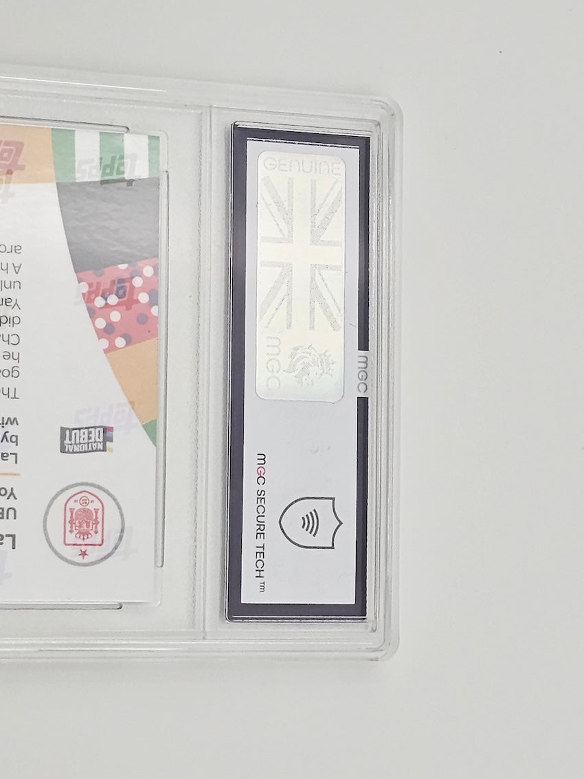 Lamine Yamal Rookie Card, 2024 Topps Now Euro 2024 Germany #54, MGC Graded 9, Mint Condition