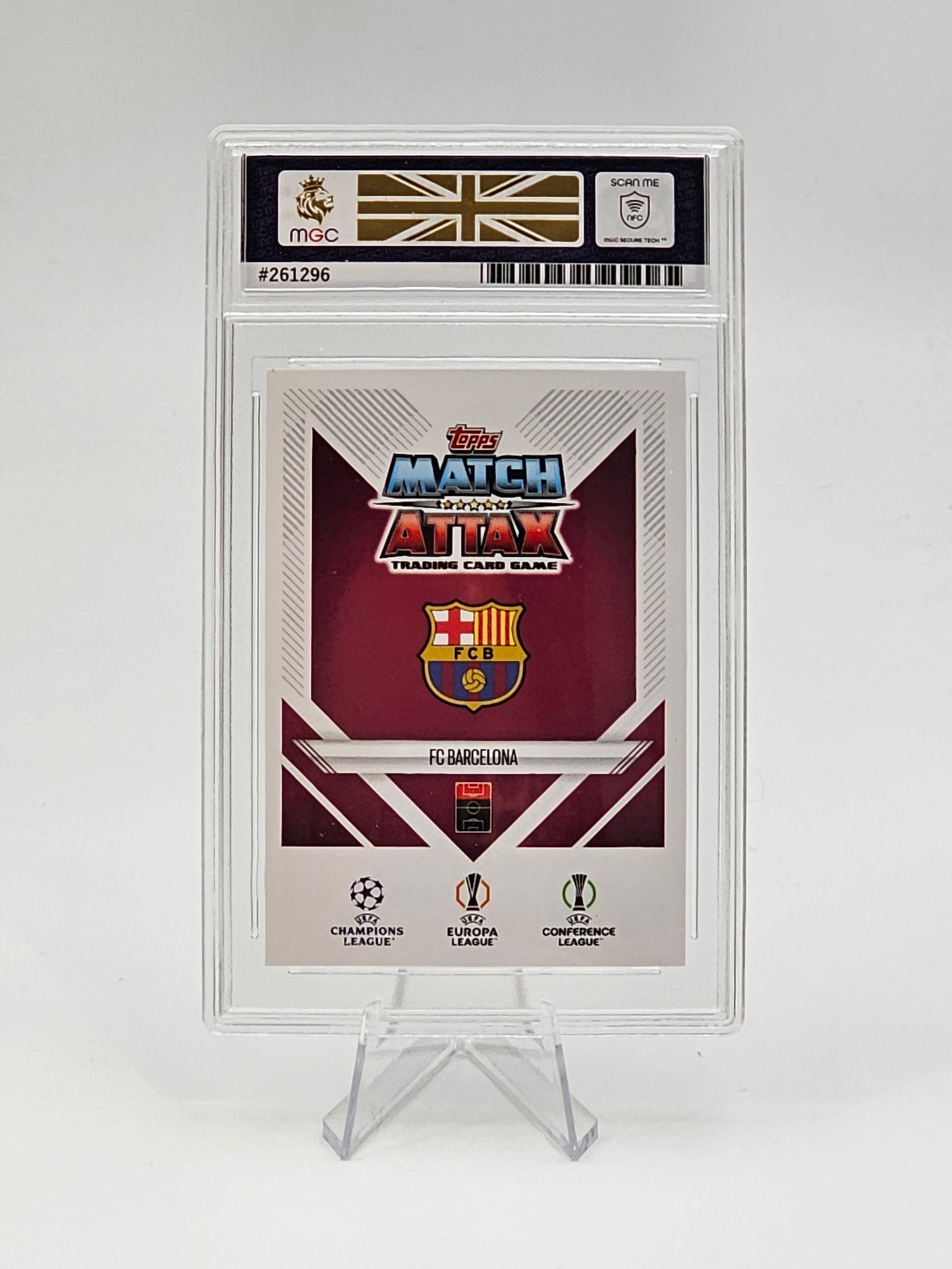 Back of card - Lamine Yamal Base Card 149 - Topps MATCH ATTAX 2024 2025 - MGC Graded 10 (Majesty Grading Company) 261296
