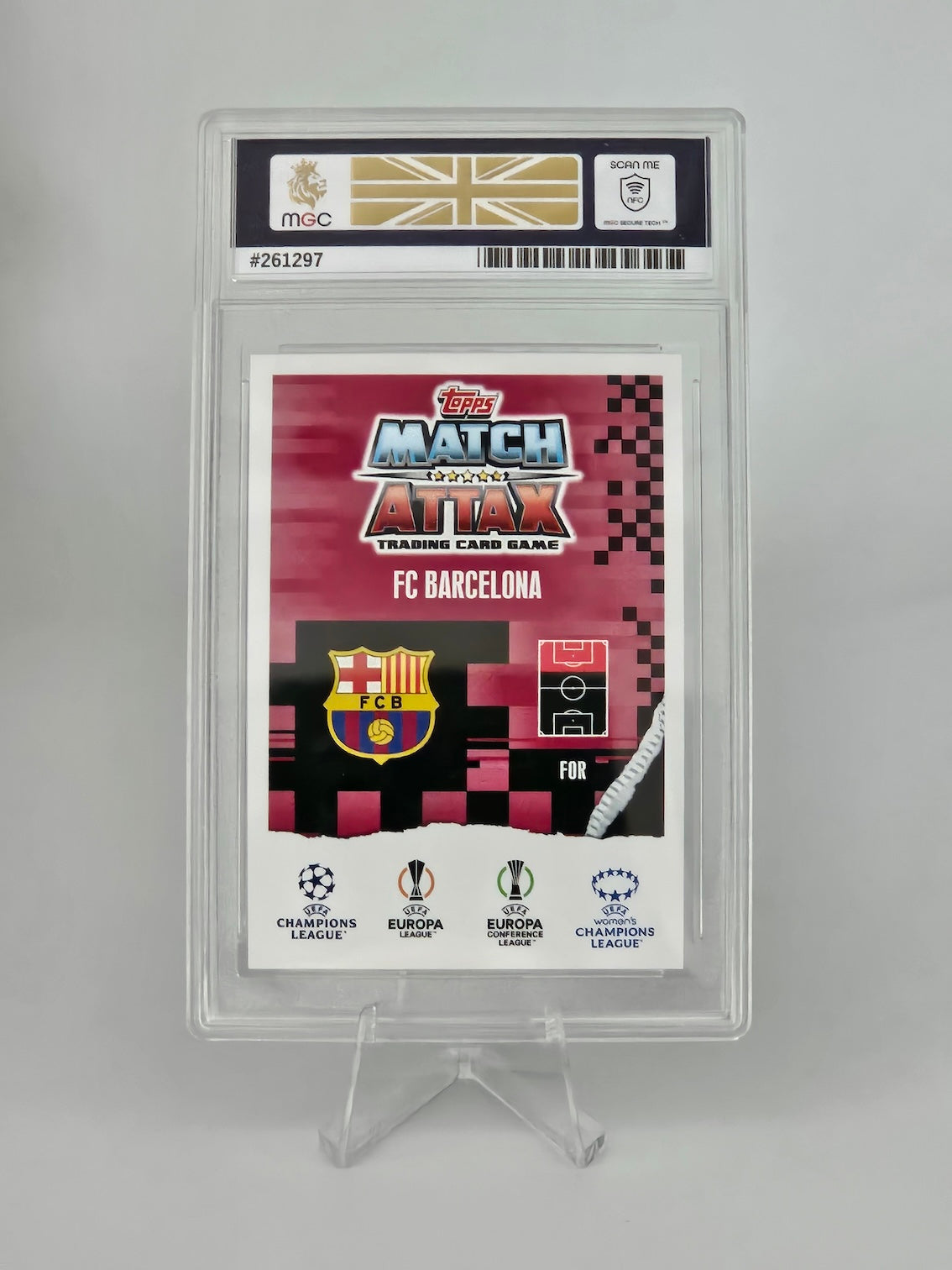 Lamine Yamal Breakthrough Baller Card #221 - 2023 Topps Match Attax MGC 10 Graded