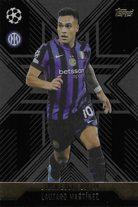 Lautaro Martinez Black Edge Edition Card #BLA4 - Topps Match Attax Extra 24/25 (2024/2025)