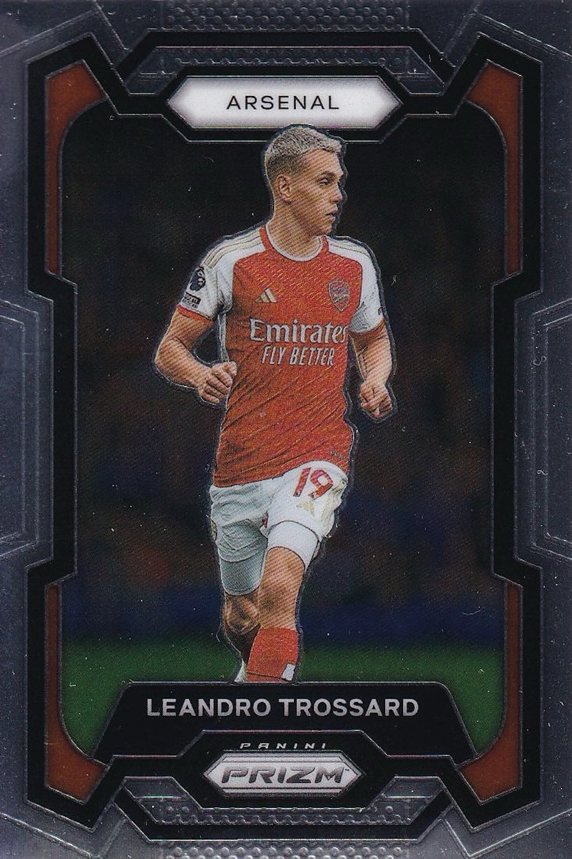 Leandro Trossard Base Card #26 - Panini Prizm Premier League 2023-24 - Arsenal FC