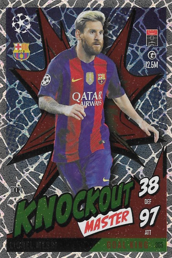 Lionel Messi Knockout Master Card #305 - Topps Match Attax EXTRA 2024/2025