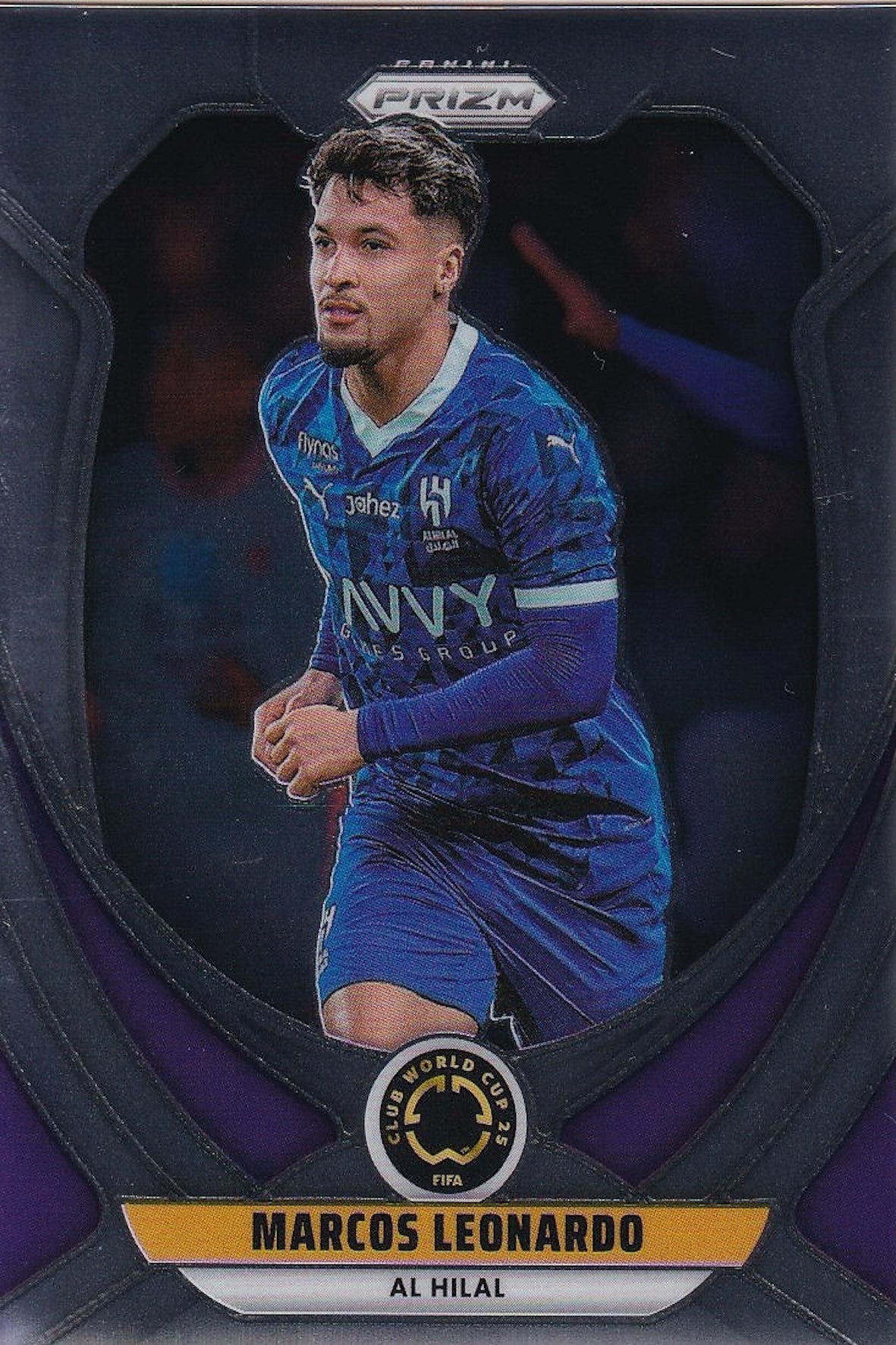 Marcos Leonardo Base Card #15 - Panini Prizm FIFA Club World Cup 25 (2025) - Al Hilal
