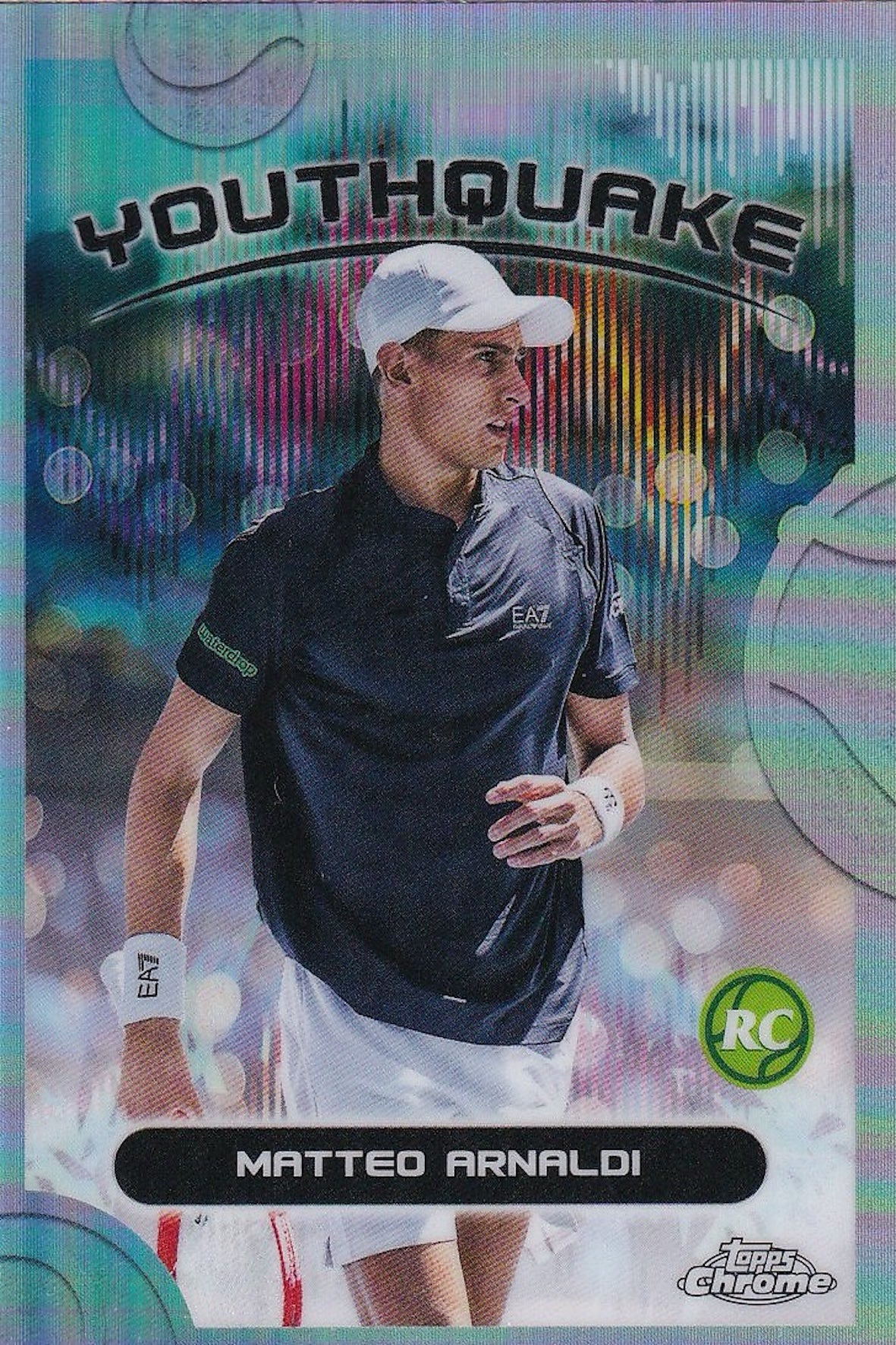 Matteo Arnaldi Youthquake Refractor #YQE-16 - 2025 Topps Chrome Tennis Card