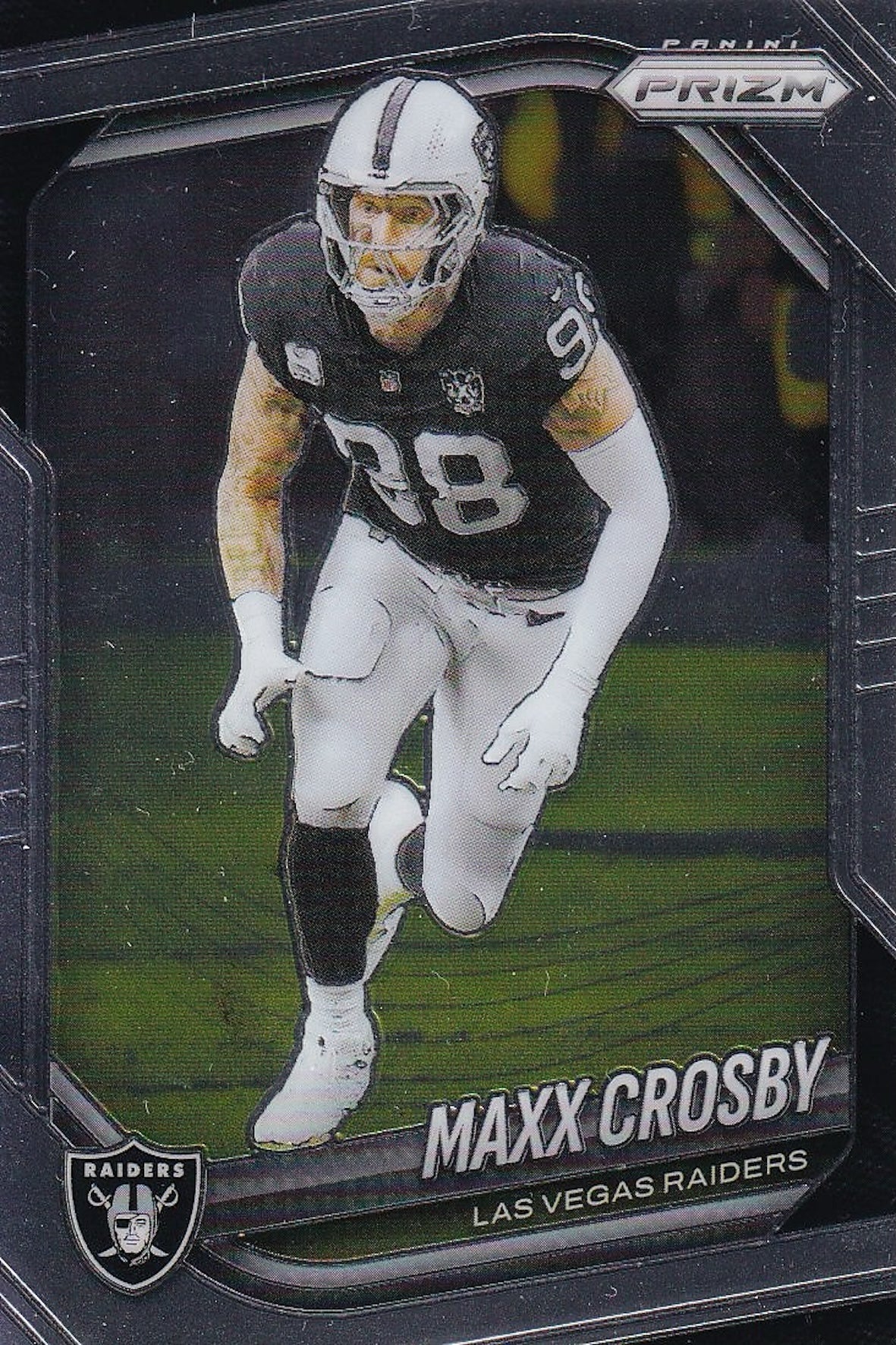 Maxx Crosby Base Card #195 - 2025 Panini Prizm Football
