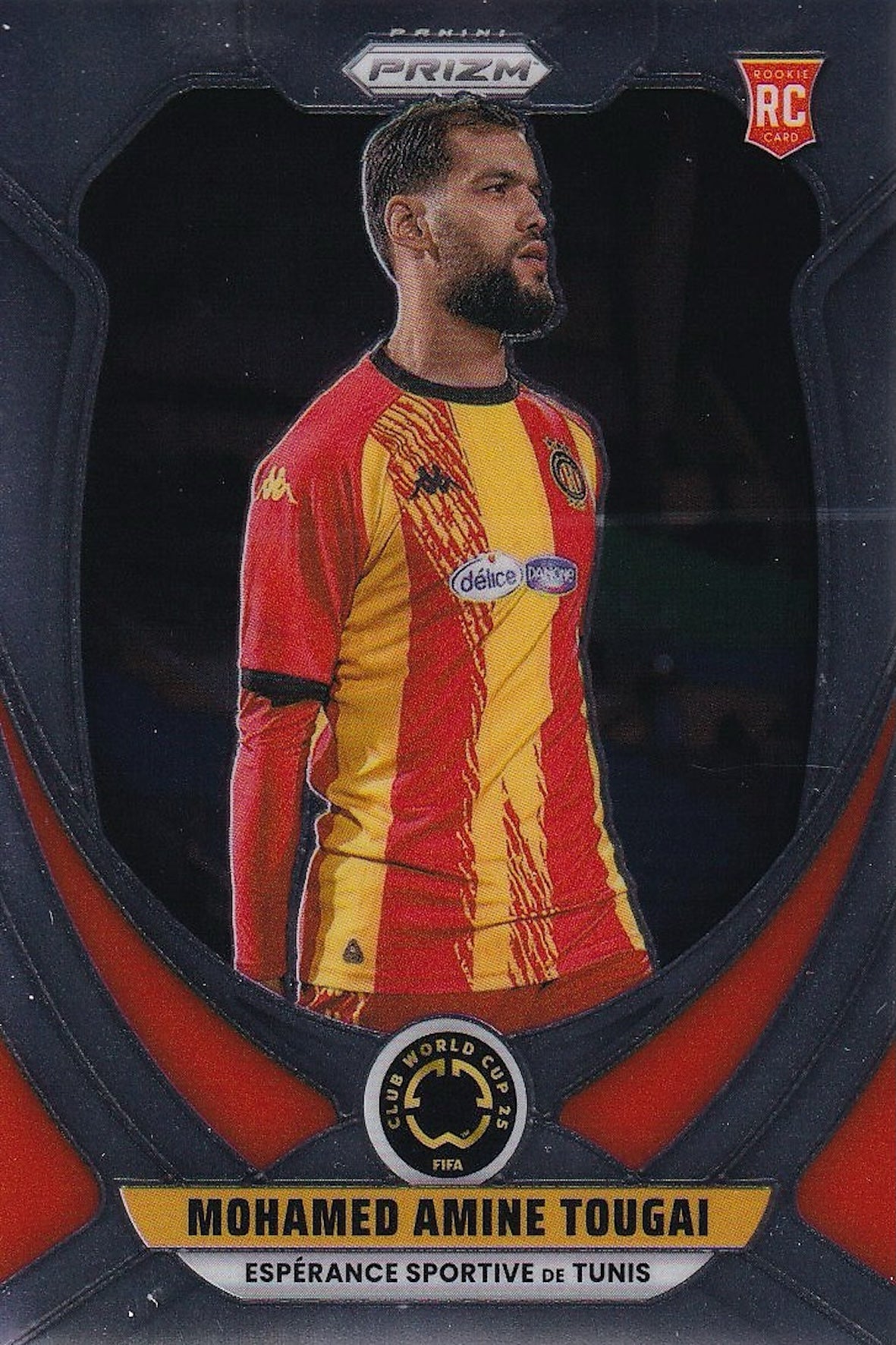 Mohamed Amine Tougai Rookie (RC) Base Card #80 - Panini Prizm FIFA Club World Cup 25 (2025) - Esperance Sportive De Tunis