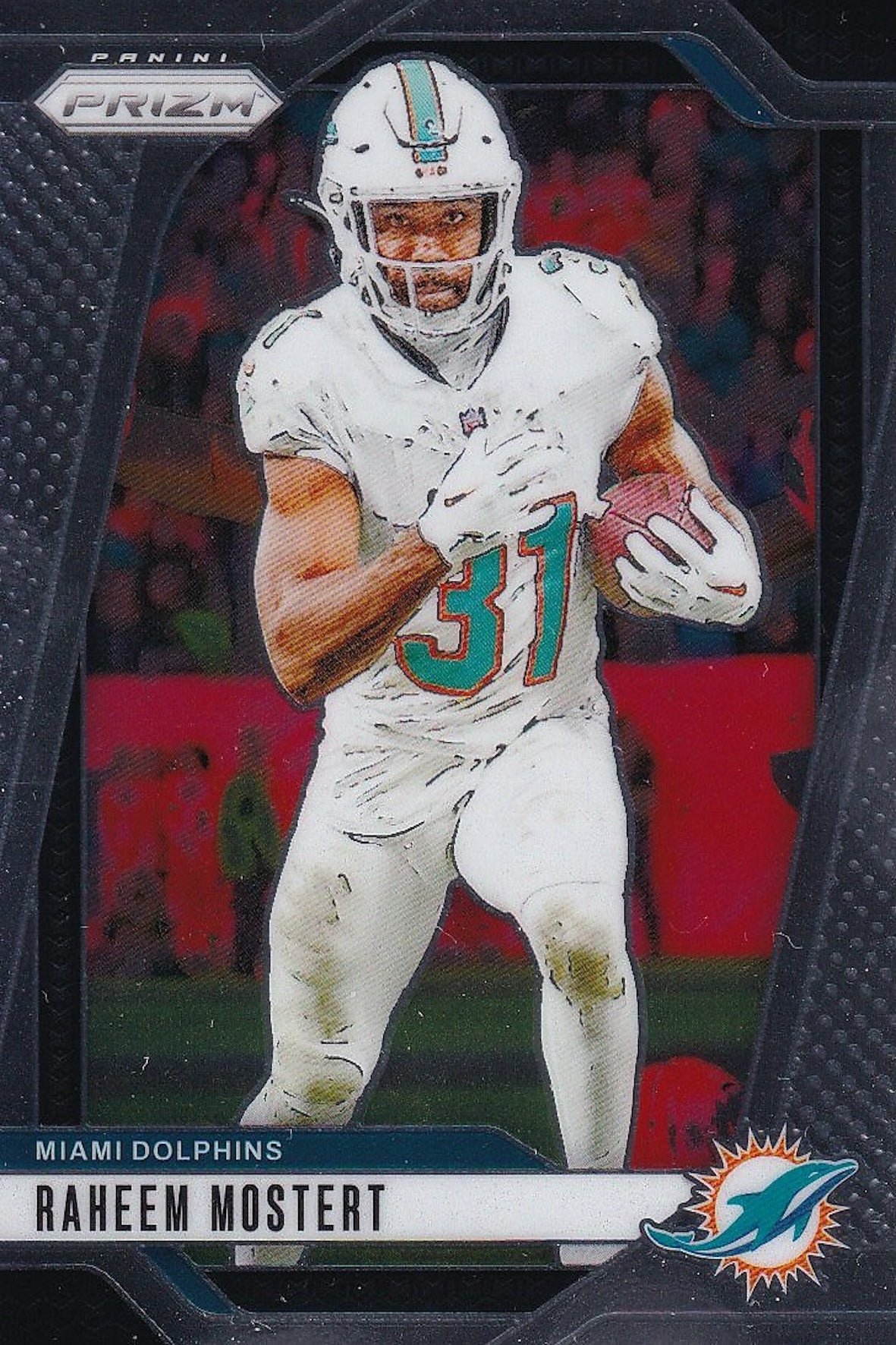 Raheem Mostert Base Card #179 - 2024 Panini Prizm Football | Miami Dolphins