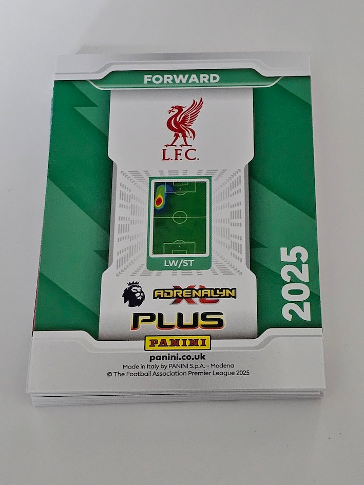 Liverpool FC Full Team Set - Panini Adrenalyn XL Plus 2025 with Golden Baller