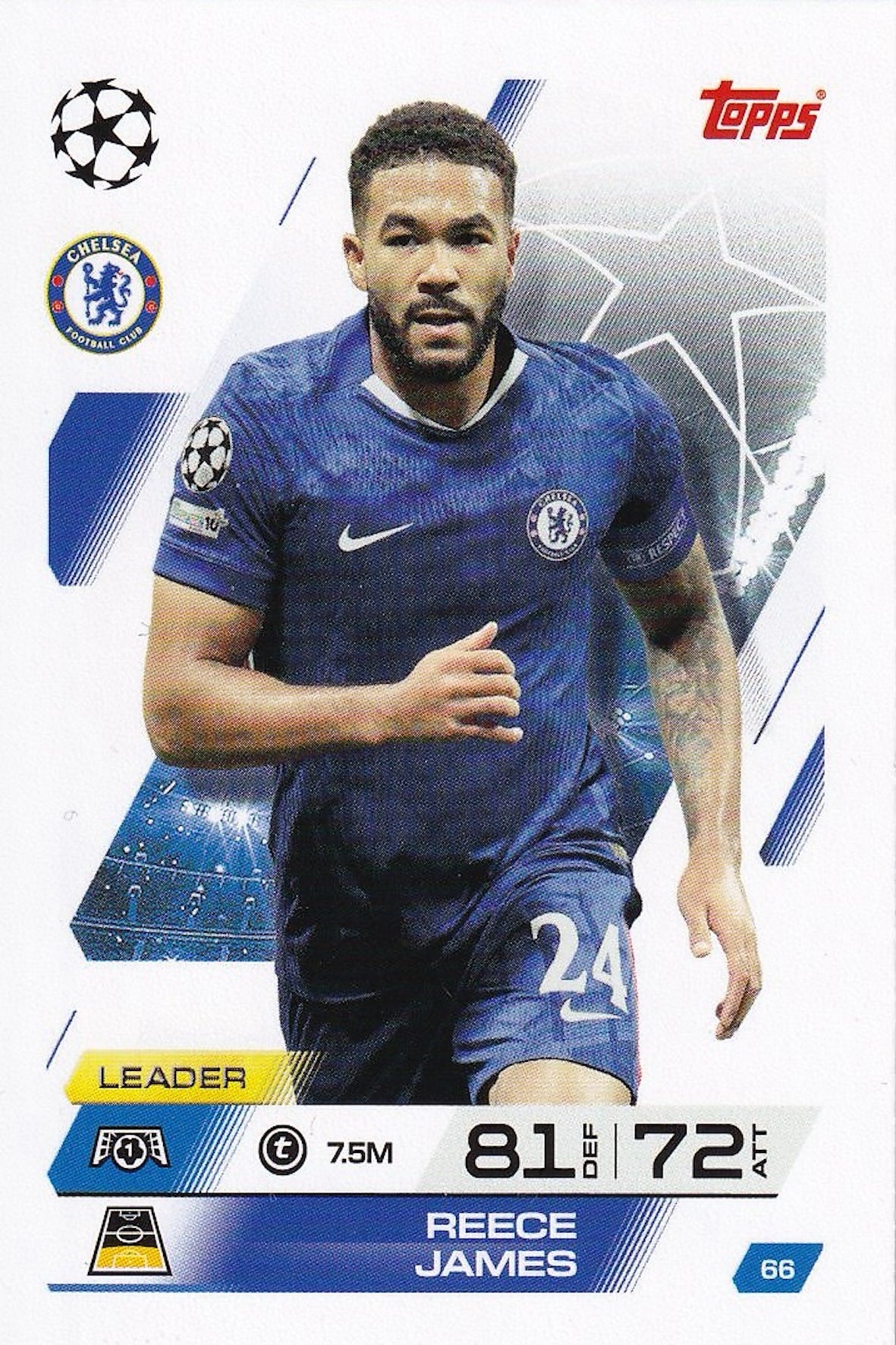 Reece James Base Card #66 - Topps Match Attax 25/26 (2025/2026) - Chelsea