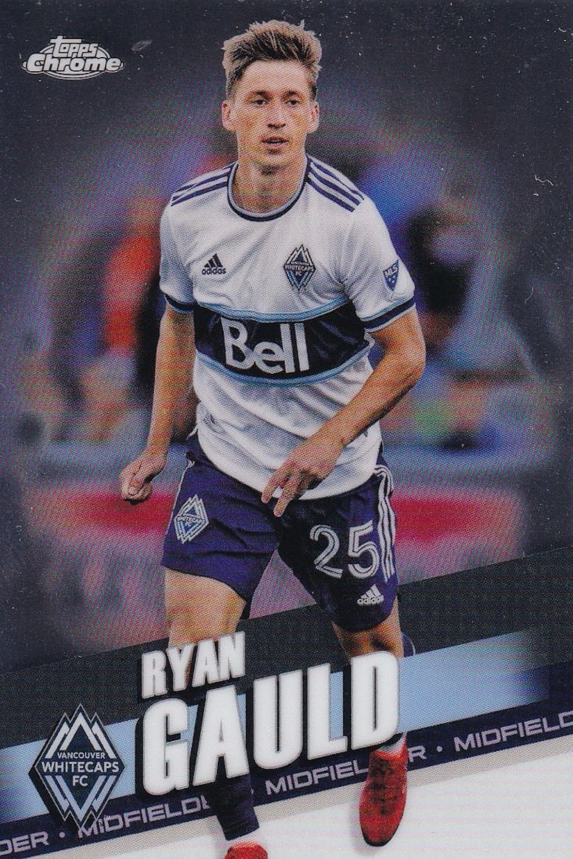 Ryan Gauld Base Card #123 - Topps Chrome 2022 MLS - Vancouver Whitecaps FC