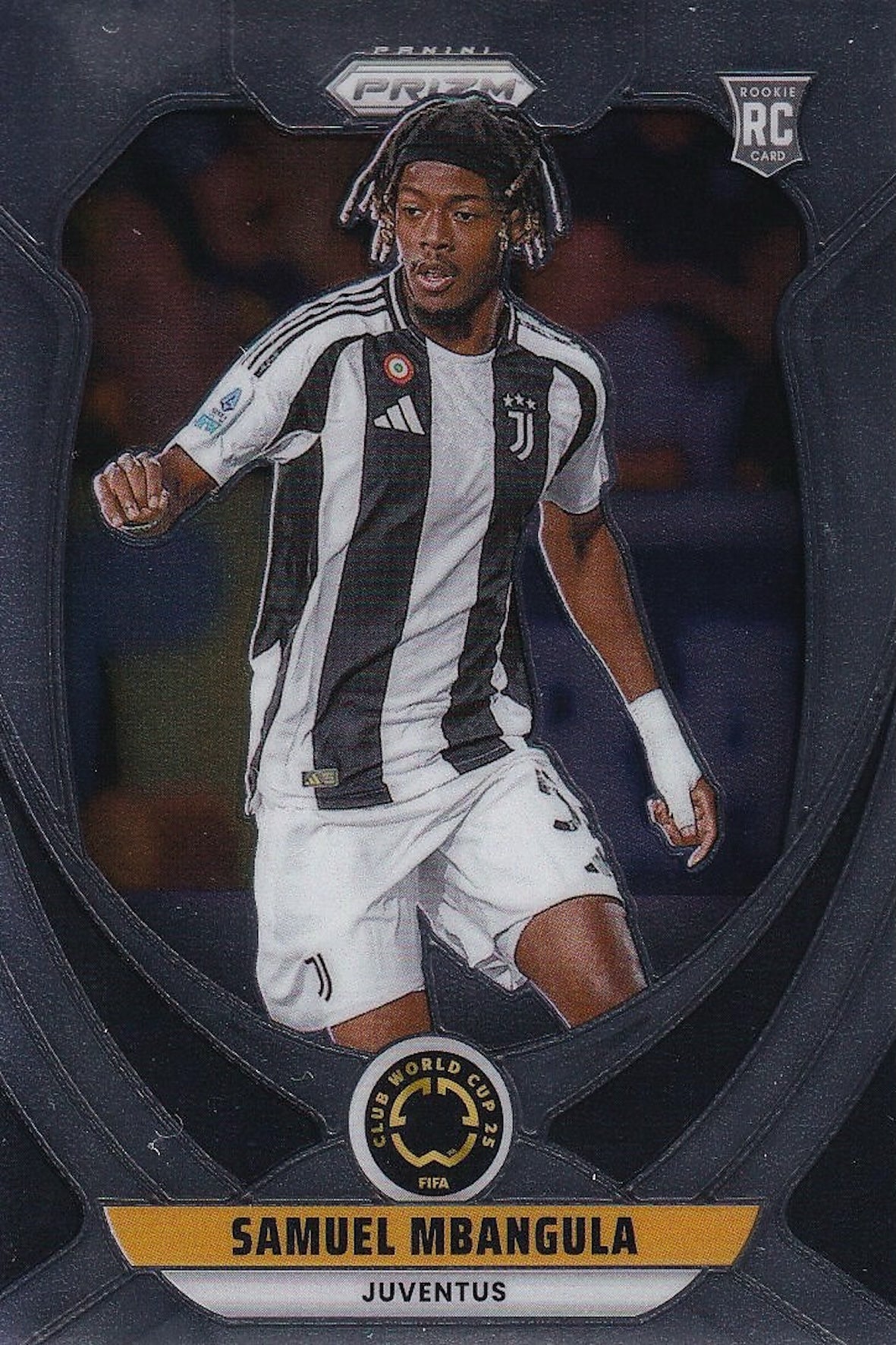 Samuel Mbangula Base Rookie (RC) Card #124 - Panini Prizm FIFA Club World Cup 25 (2025) - Juventus