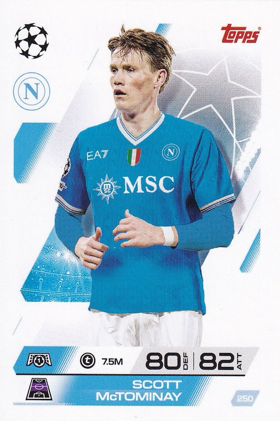 Scott McTominay Base Card #250 - Topps Match Attax 25/26 (2025/2026) Napoli