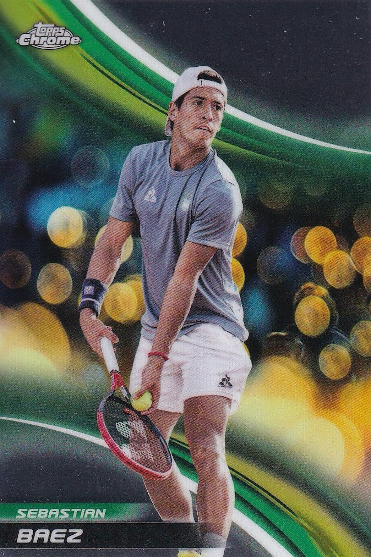 Sebastian Baez Base Card #40 - Topps Chrome Tennis 2025