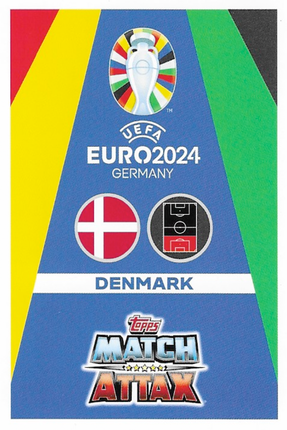 Simon Kjaer Centurion Green Card No CC4 - Topps Match Attax Euro 2024