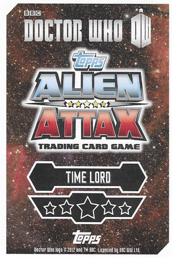 The Doctor LE4 Limited Edition Card - Topps Doctor Who Alien Attax