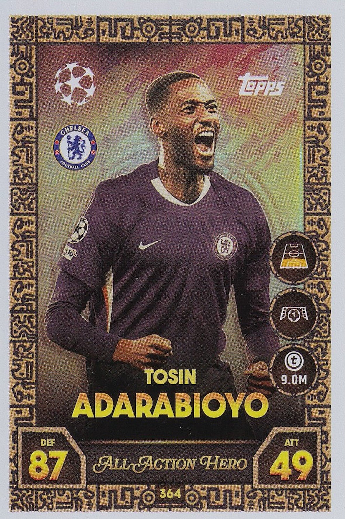 Tosin Adaraabioyo All Action Hero Card #364 - Topps Match Attax 25/26 (2025/2026)