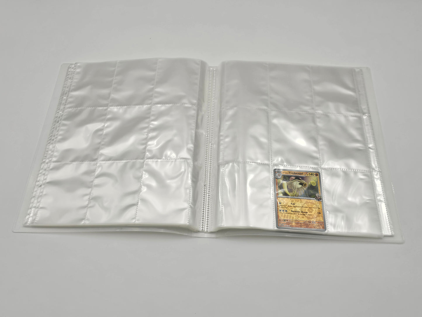 High-Quality 324 Card Trading Card Folder Holder Binder with 18 Pages