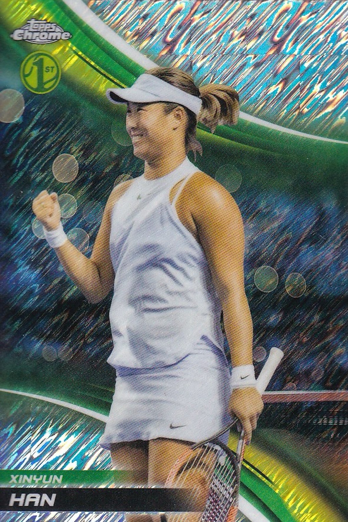 Xinyun Han 1st Shimmer Refractor #256 - 2025 Topps Chrome Tennis Card