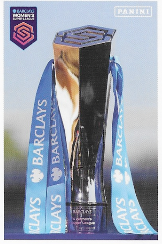 WSL Trophy Sticker Number 001