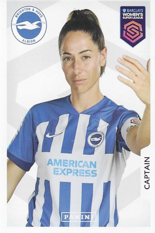 004 - Vicky Losada - Brighton Hove Albion Captain - WSL Panini Sticker (Barclays Women's Super League 2024)