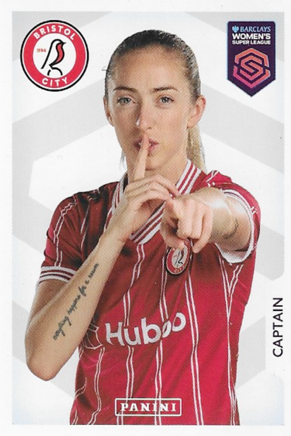 005 - Megan Connolly - Bristol City Captain - WSL Panini Sticker (Barclays Women's Super League 2024)