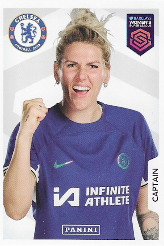 006 - Millie Bright - Chelsea Captain - WSL Panini Sticker (Barclays Women's Super League 2024)