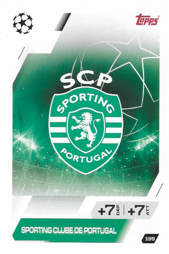 Sporting Clube De Portugal Team Badge Boost Card #199 - Topps Match Attax 25/26 (2025/2026)