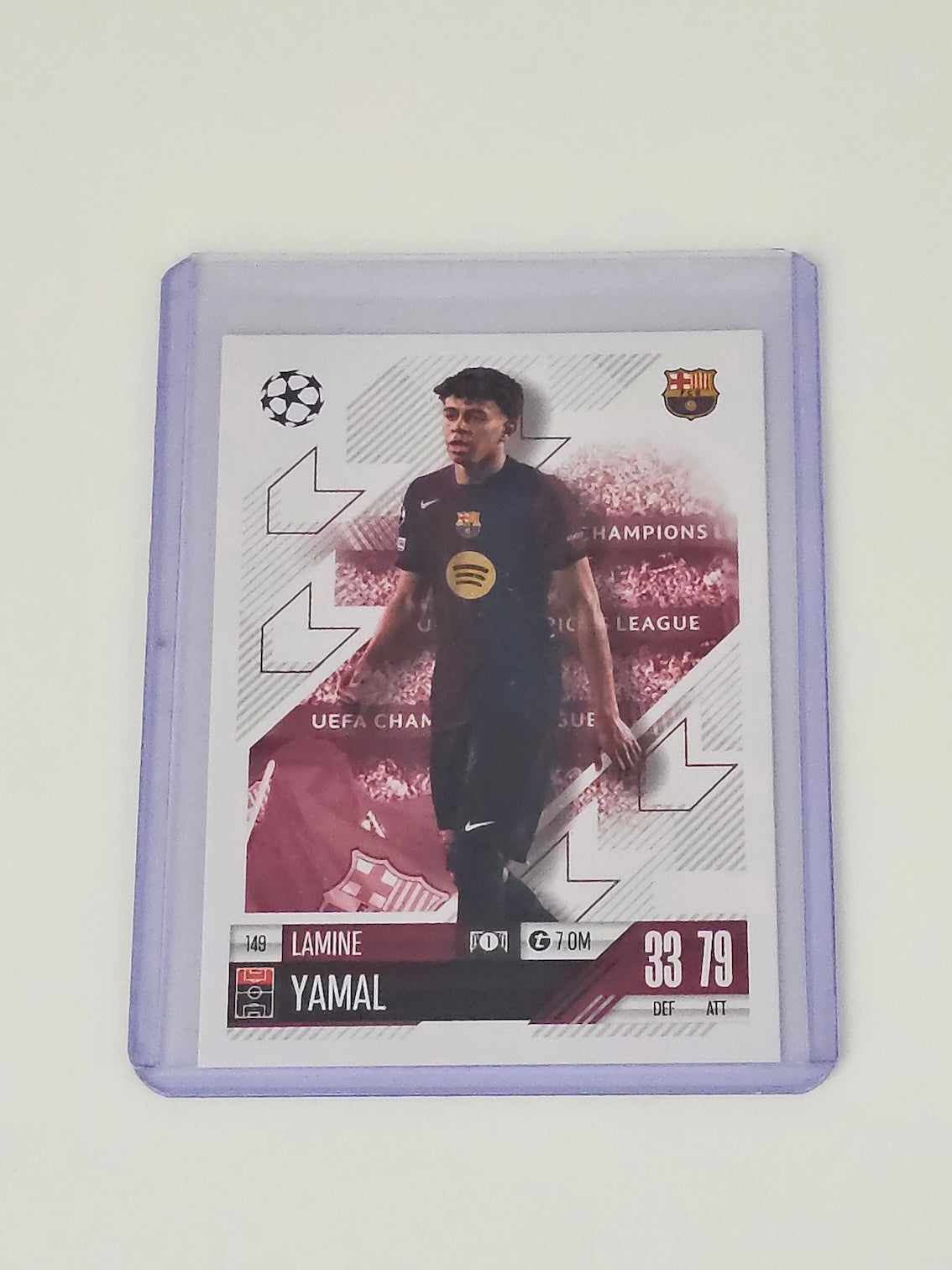 Lamine Yamal Base Card Number 149 - Topps MATCH ATTAX 2024/2025