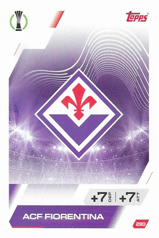 ACF Fiorentina Team Badge Boost Card #280 - Topps Match Attax 25/26 (2025/2026)