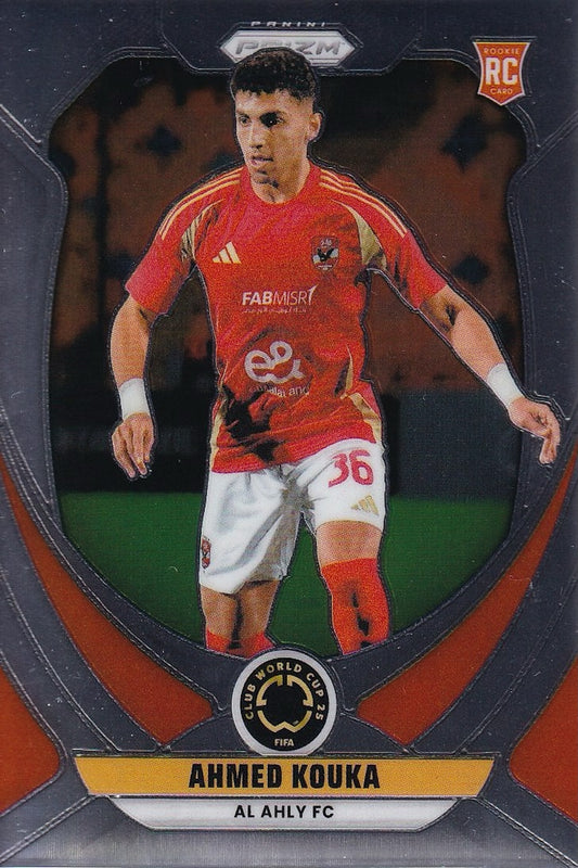 Ahmed Kouka Rookie (RC) Base Card #1 - Panini Prizm FIFA Club World Cup 25 (2025) - Al Ahly FC