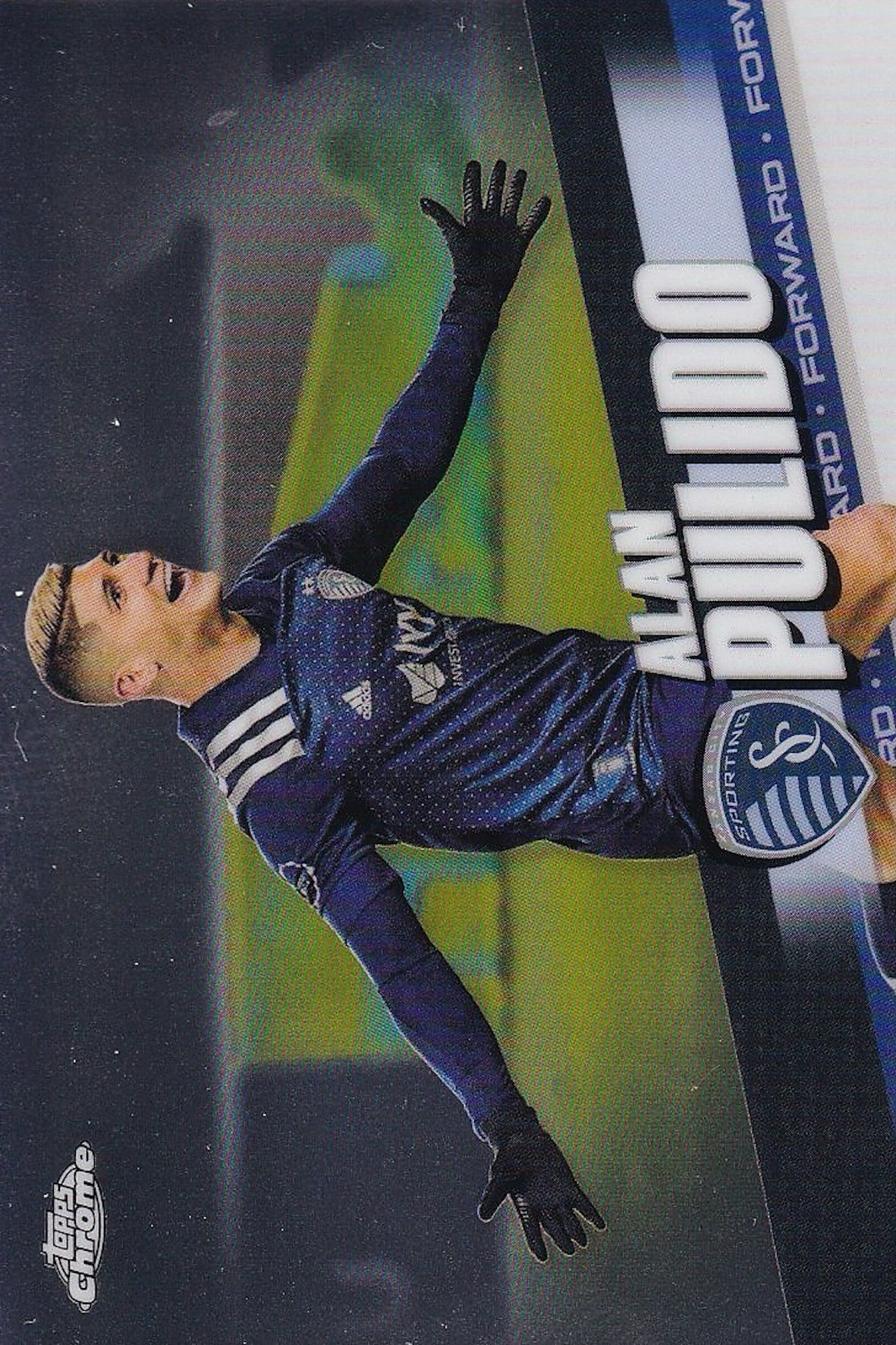Alan Pulido Base Card #126 - Topps Chrome 2022 MLS - Sporting Kansas City