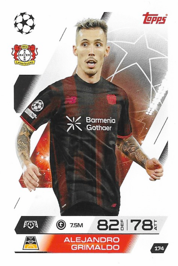 Alejandro Grimaldo Base Card #174 - Topps Match Attax 25/26 (2025/2026)