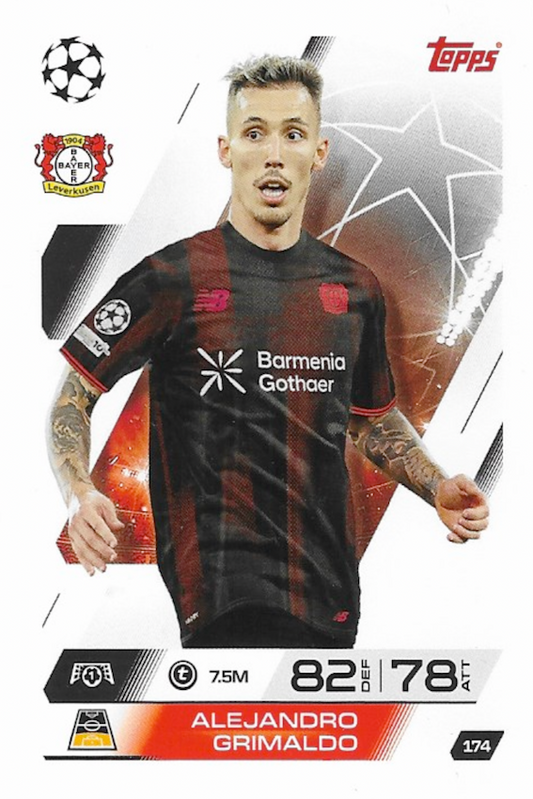 Alejandro Grimaldo Base Card #174 - Topps Match Attax 25/26 (2025/2026)