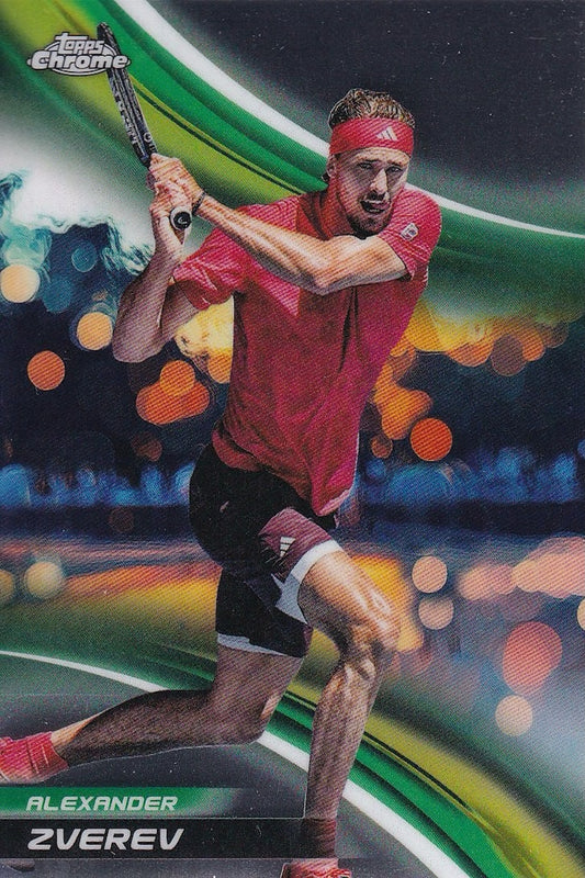 Alexander Zverev Base Card #250 - Topps Chrome Tennis 2025