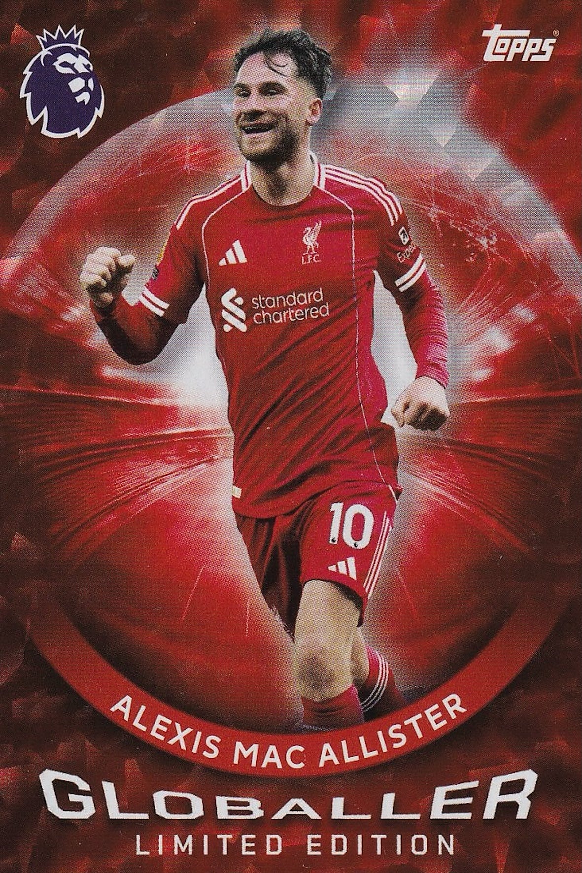 Alexis Mac Allister Globaller Limited Edition Card #WC3 - Topps Premier League 2025/26