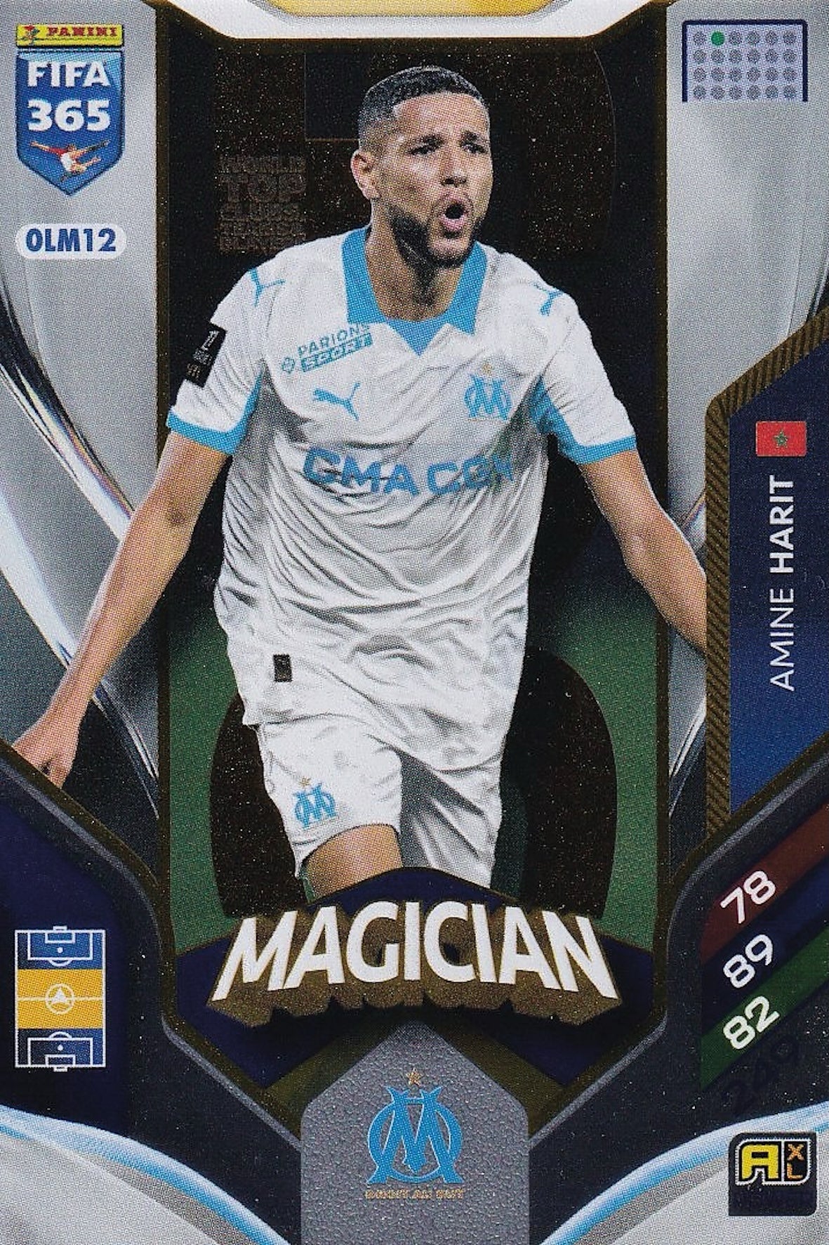 Amine Harit Magician Card #OLM12 - Panini FIFA 365 Adrenalyn XL 2026