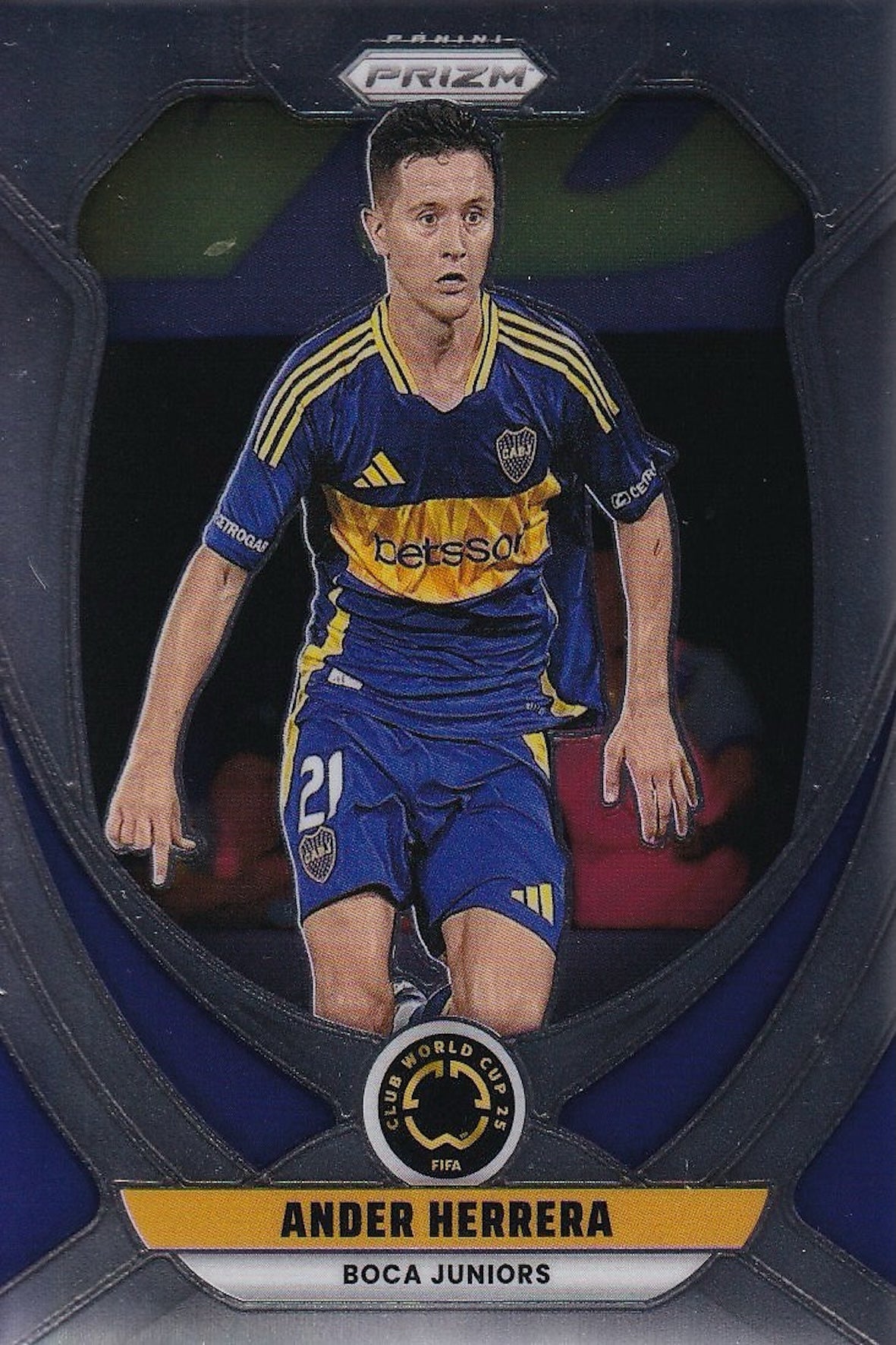 Ander Herrera Base Card #34 - Panini Prizm FIFA Club World Cup 25 (2025) - Boca Juniors