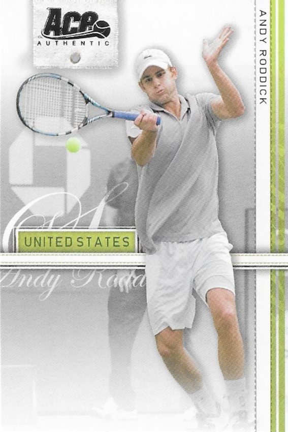 Andy Roddick 2007 Ace Authentic Straight Sets Tennis Trading Card  Number 5