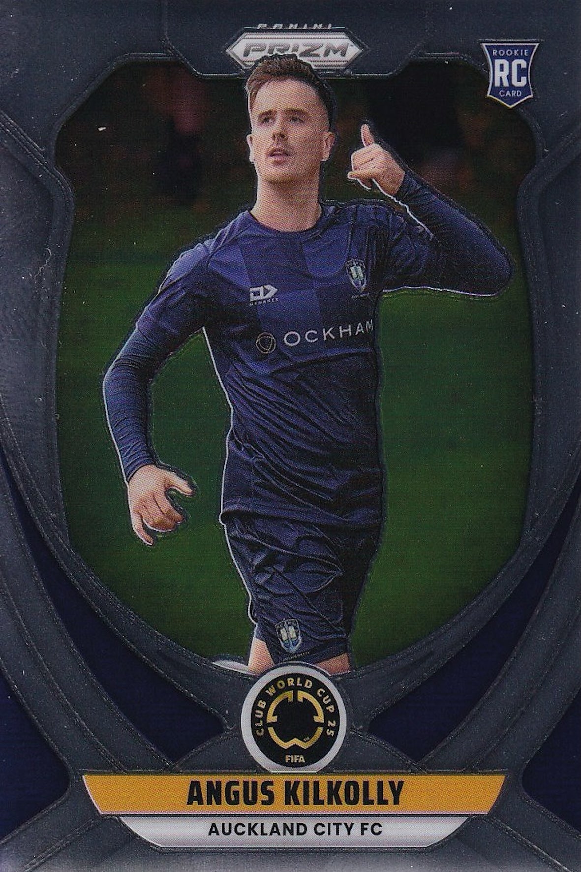 Angus Kilkolly Rookie (RC) Card #30, Panini Prizm FIFA Club World Cup 25 (2025) Auckland City FC