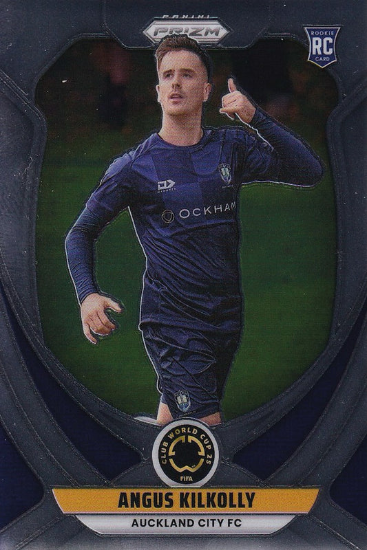 Angus Kilkolly Rookie (RC) Card #30, Panini Prizm FIFA Club World Cup 25 (2025) Auckland City FC