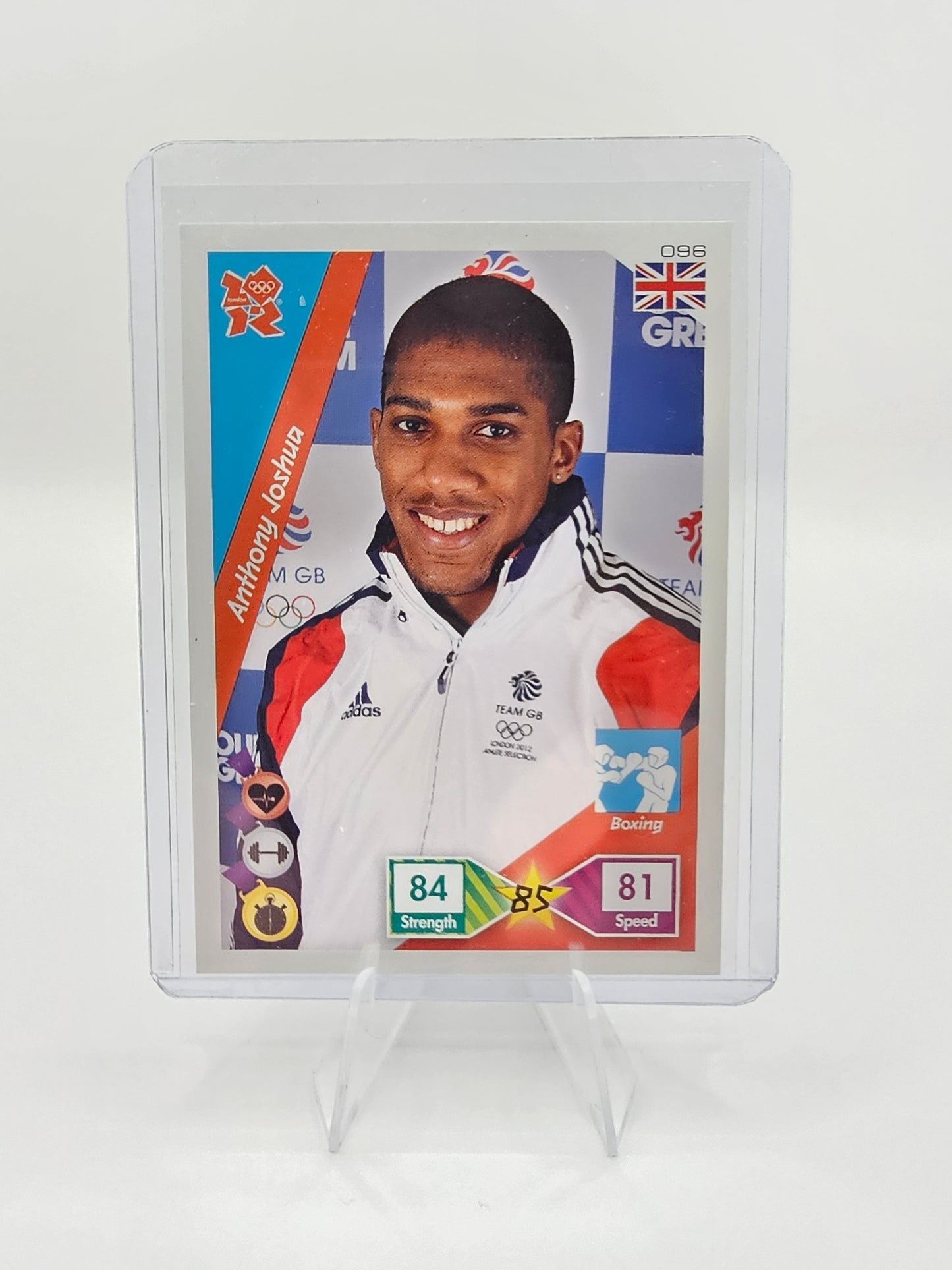 Anthony Joshua Rookie Card No #096 - London Olympics 2012 Panini Adrenalyn XL