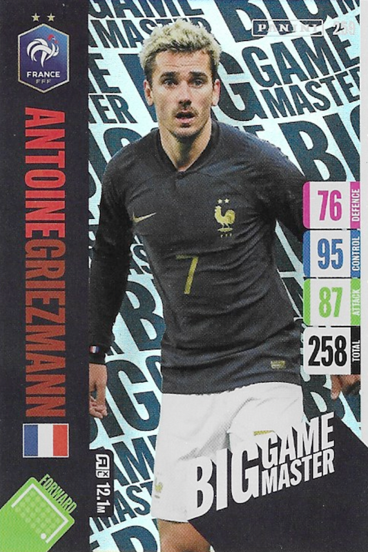 Antoine Griezmann Big Game Master Card No 259 - Adrenalyn XL England 2024 Tournament Edition by Panini