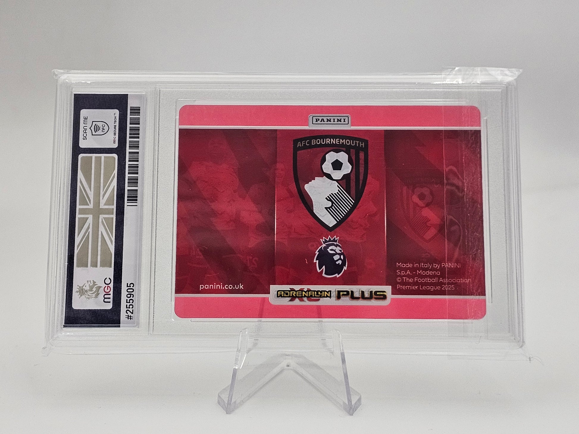 BOURNEMOUTH RED CHEMISTRY Parallel Card 19/25, Adrenalyn XL PLUS 2025 (MGC Graded 9)