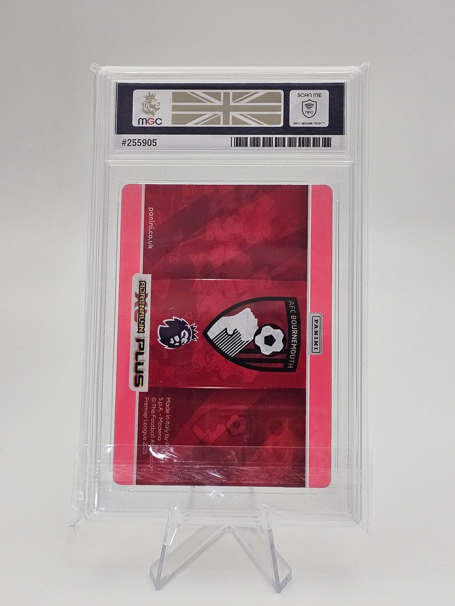 BOURNEMOUTH RED CHEMISTRY Parallel Card 19/25, Adrenalyn XL PLUS 2025 (MGC Graded 9)