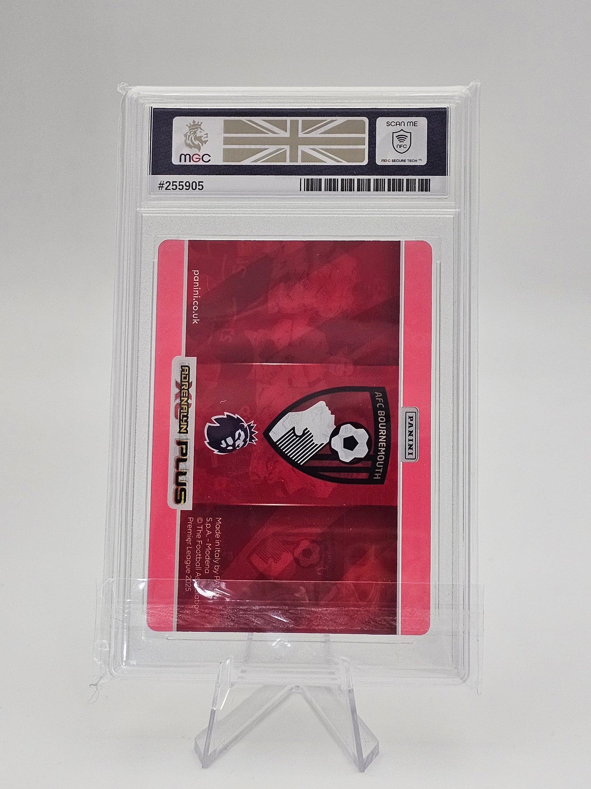 BOURNEMOUTH RED CHEMISTRY Parallel Card 19/25, Adrenalyn XL PLUS 2025 (MGC Graded 9)