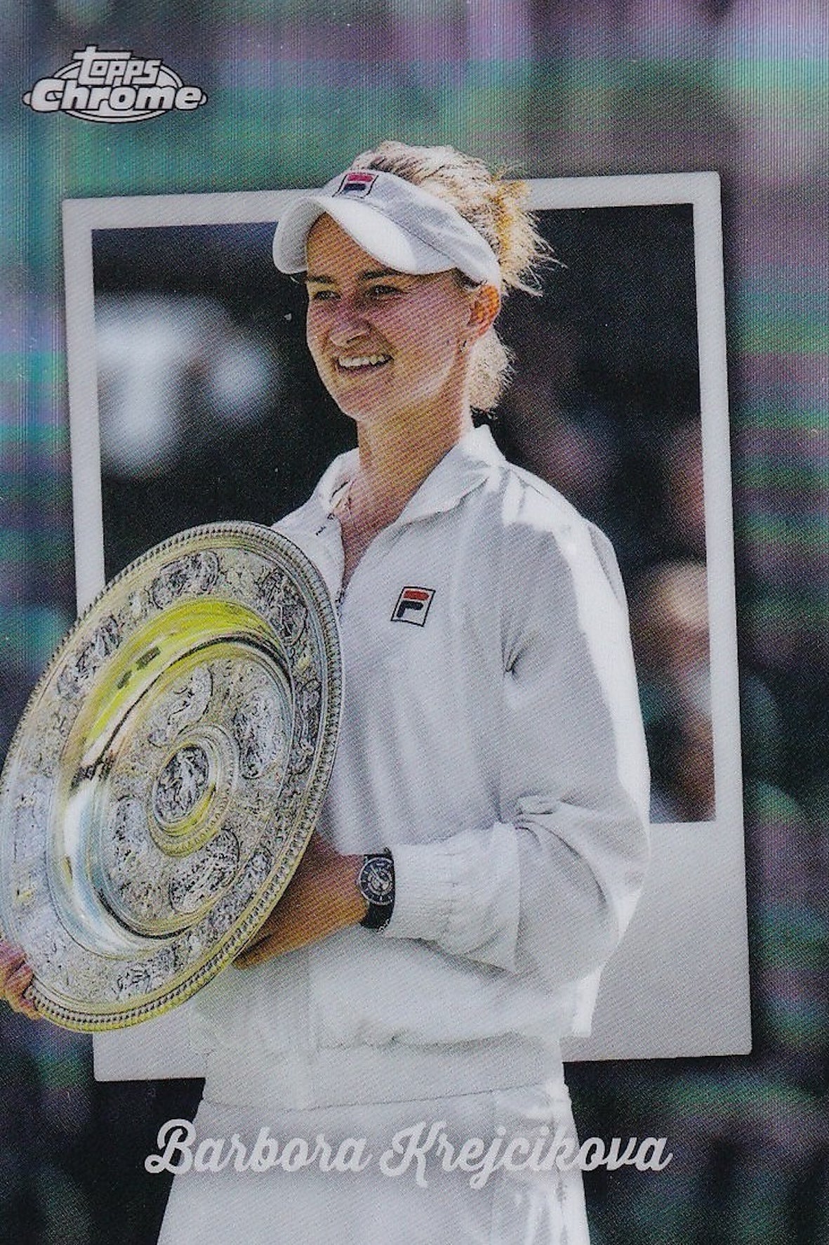 Barbora Krejcikova Captured Insert #CTD-13 - 2025 Topps Chrome Tennis Card