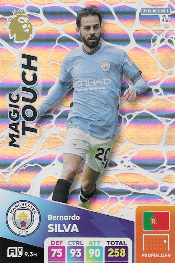 Bernardo Silva Magic Touch Card No #438 - Panini Adrenalyn XL 2025 (Man City)