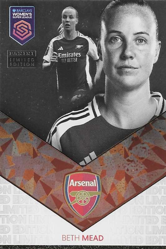 Beth Mead Limited Edition Card - WSL 2025 Women's Super League - Panini Adrenalyn XL (Arsenal)